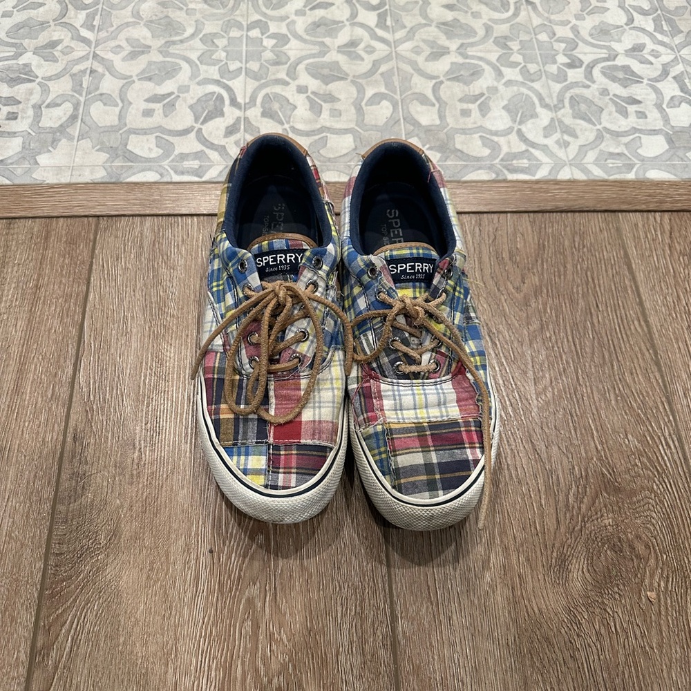 Sperry Multicolor Plaid Sneakers